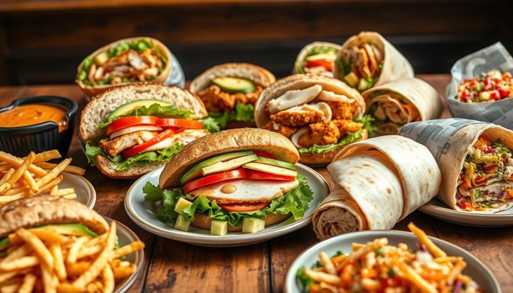 Rotisserie Chicken Sandwiches and Wraps